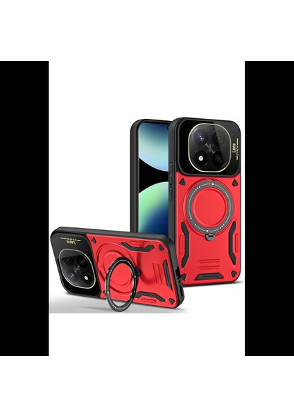 Xiaomi Redmi Note 14 Pro Plus Kılıf Joy Lens Standlı Kapak