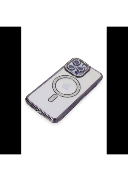 iPhone 15 Pro Kılıf Joke Simli Magneticsafe Kılıf modelleri