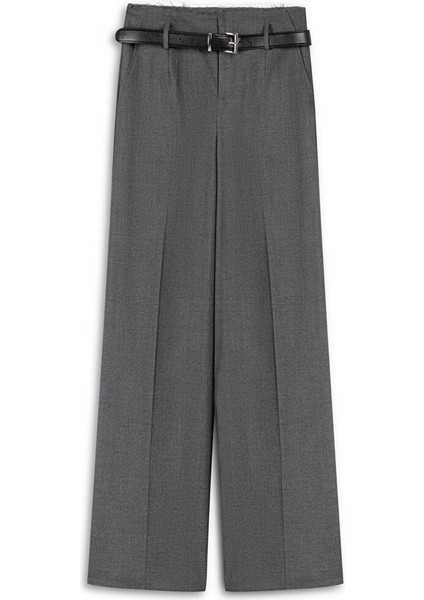 Kemerli Wıde Leg Fit Pantolon TW6250003171036 fırsatları