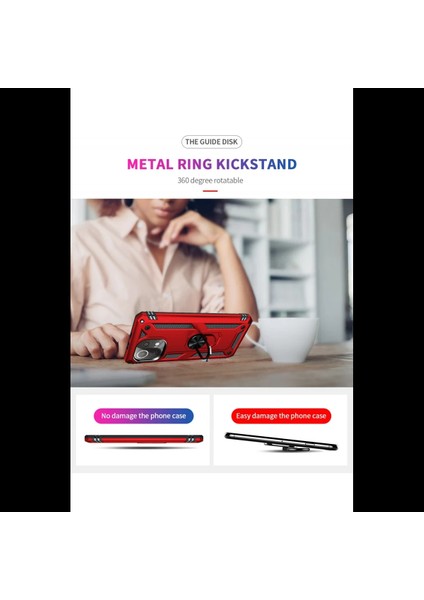 Xiaomi Mi 11 Lite Kılıf Sofya Yüzüklü Silikon Kapak