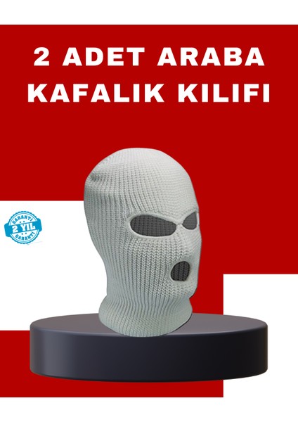 Ds-Derin Komik Desenli Araç Koltuk Başlık Kılıfı 2’li Dekoratif Model