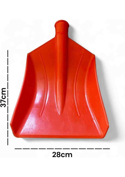 Dayanıklı Plastik Kürek – Kar, Zahire, Tahıl ve Temizlik Kullanımı 37X28 cm