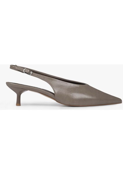 Kadın Luna Vizon Cilt Stiletto modelleri