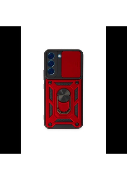 Samsung Galaxy S23 Kılıf Pars Lens Yüzüklü Silikon