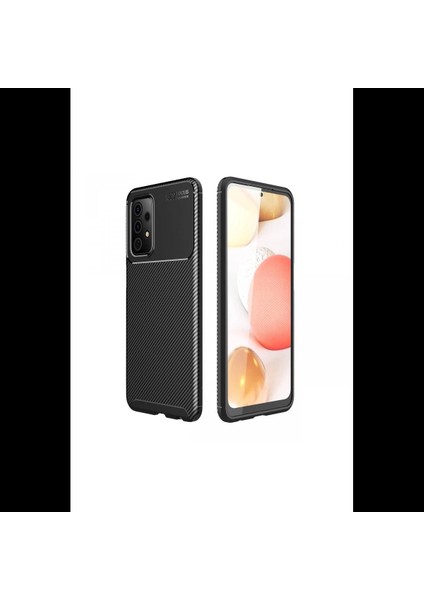 Samsung Galaxy A72 Kılıf Auto Focus Karbon Kapak