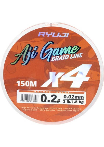 Aji Game 4b Orange 150M Ip Misina