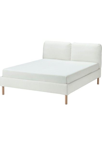 Çift Kişilik Karyola, Beyaz, 160X200 cm