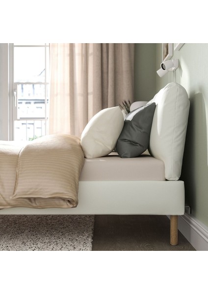 Çift Kişilik Karyola, Beyaz, 160X200 cm fırsatları