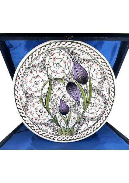 Vip Hediye Haliç ve Lale Vip Iznik Çini Tabak