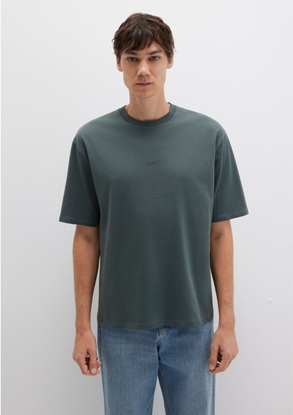 Mavi Logo Yeşil Basic Tişört 0613093-71598