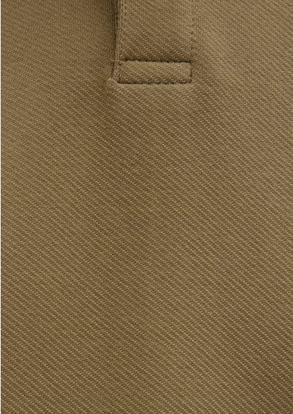 Polo Yaka Haki Sweatshirt 0S10458-71816