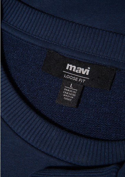 Mavi Logo Lacivert Sweatshirt 0S10467-70497