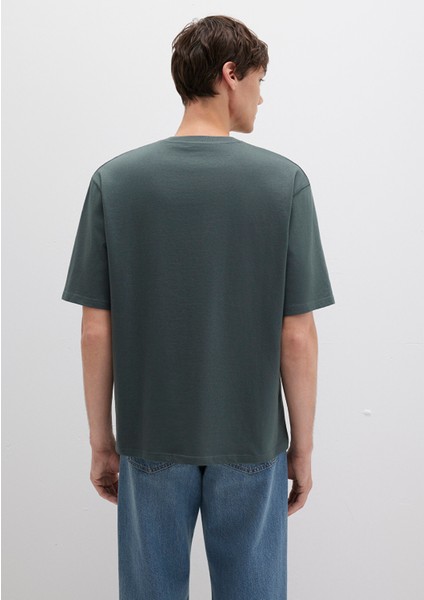 Mavi Logo Yeşil Basic Tişört 0613093-71598