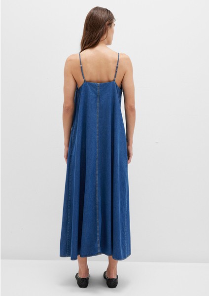 Askılı Mavi Elbise 1310727-85481