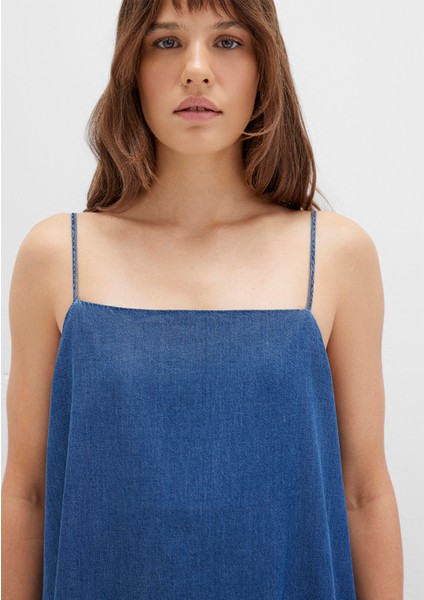 Askılı Mavi Elbise 1310727-85481