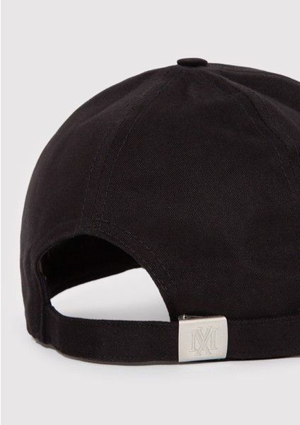 Mühür Logo Nakışlı Siyah Şapka 0911882-900