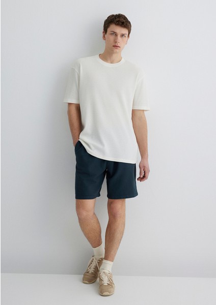 Ekru Basic Tişört 0612724-70057