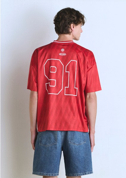 Barcelona Baskılı Kırmızı Forma Tişört 0612712-70471