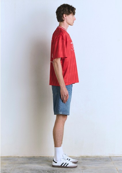 Barcelona Baskılı Kırmızı Forma Tişört 0612712-70471