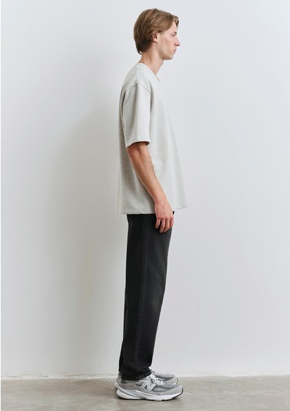 MV Baskılı Gri Tişört 0612846-82498