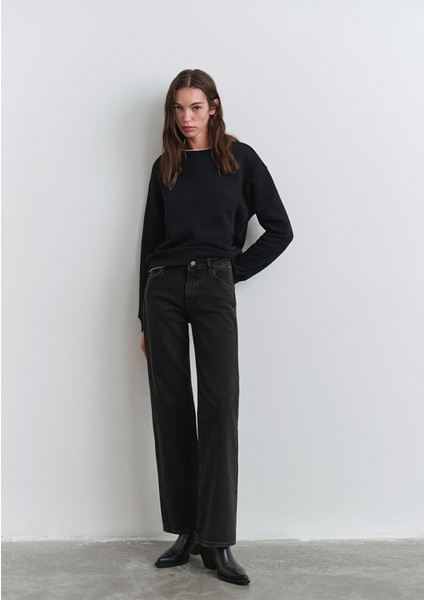 Ibiza Koyu Gri Smoke Jean Pantolon 1010530-89874