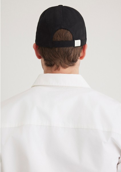 Mühür Logo Nakışlı Siyah Şapka 0911881-900