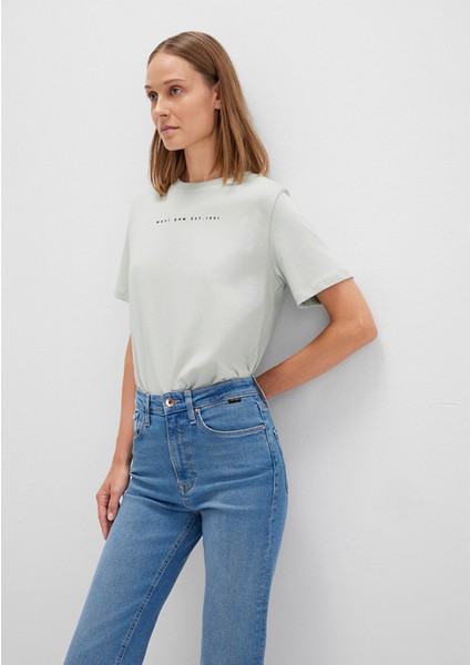 Mavi Baskılı Yeşil Tişört 1613147-70148