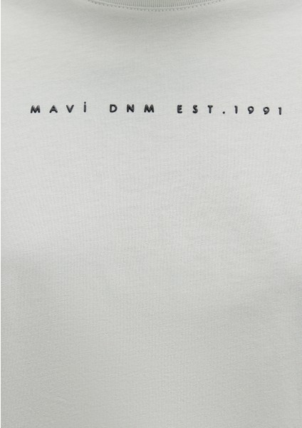 Mavi Baskılı Yeşil Tişört 1613147-70148