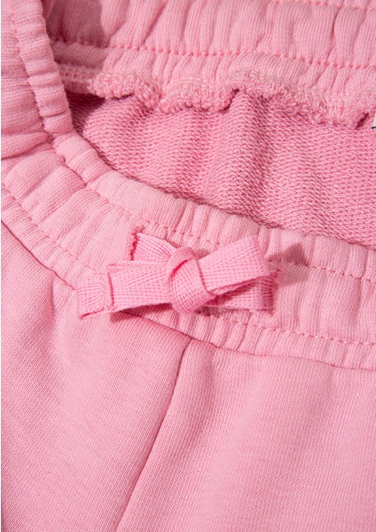 Mavi Logo Baskılı Pembe Şort 7410002-70972