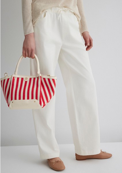 Kırmızı Çizgili Omuz Çantası 1913094-29781