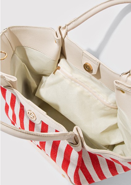 Kırmızı Çizgili Omuz Çantası 1913094-29781