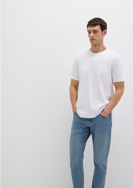 Organik Pamuk Beyaz Tişört 066483-620