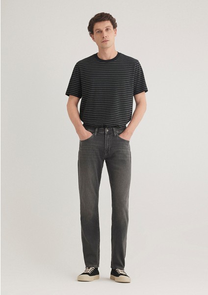 Marcus Sporty Koyu Gri Smoke Jean Pantolon 0035189134