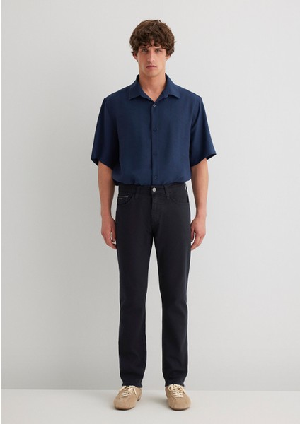 Jake Mavi Black Koyu Lacivert Gabardin Pantolon 0042288052