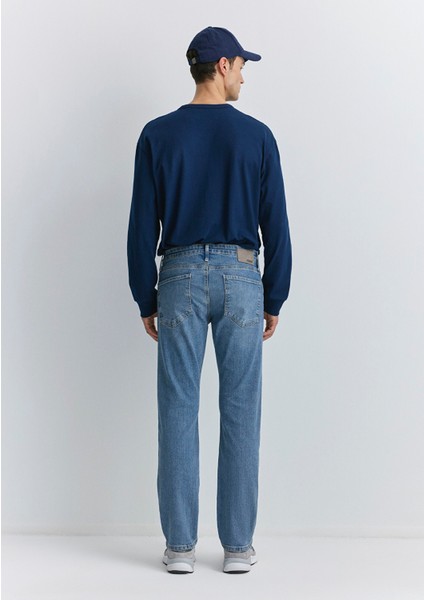 Hunter 90LAR Puslu Vintage Açık Mavi Jean Pantolon 0020289268