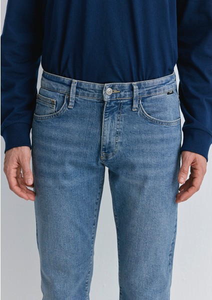 Hunter 90LAR Puslu Vintage Açık Mavi Jean Pantolon 0020289268