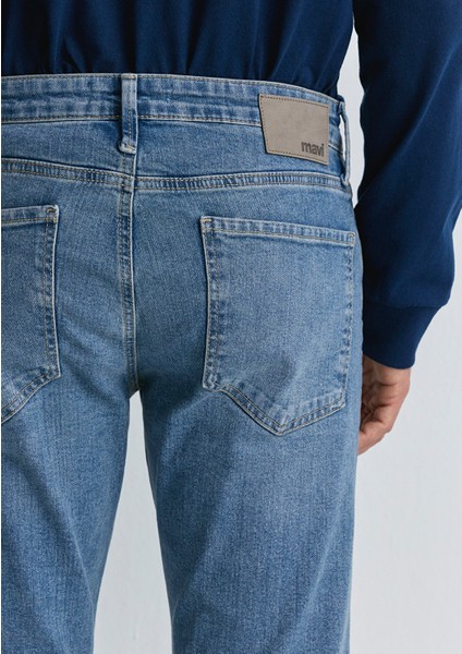 Hunter 90LAR Puslu Vintage Açık Mavi Jean Pantolon 0020289268