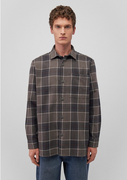 Kareli Gri Gömlek 0211331-89069