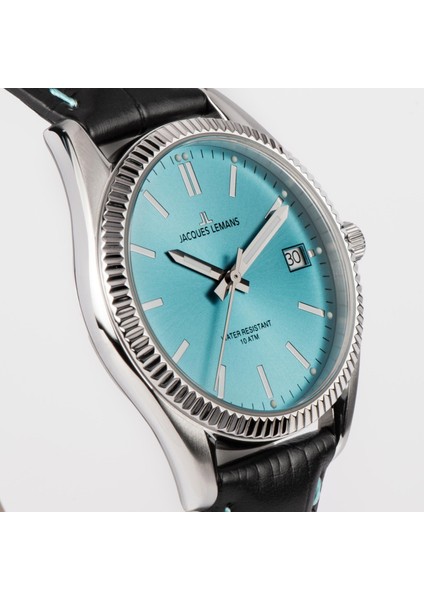 Jl.50-4s Quartz Deri Siyah Mavi Kadran 10 Atm 34 mm Kadın Kol Saati fırsatları