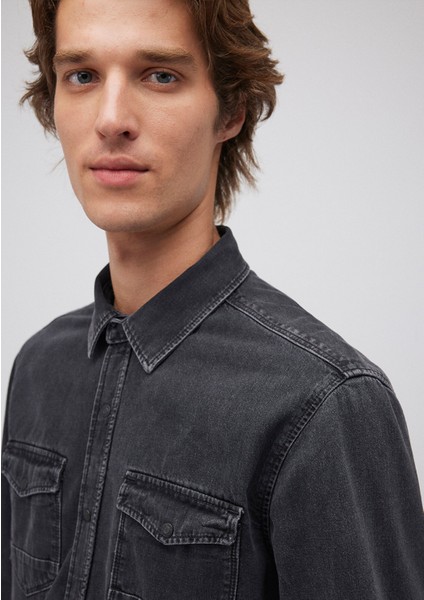 Rio Everyday Antrasit Vintage Jean Gömlek 0295785223