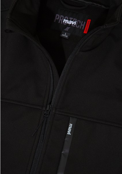 Dik Yaka Siyah Ceket 0110339-900