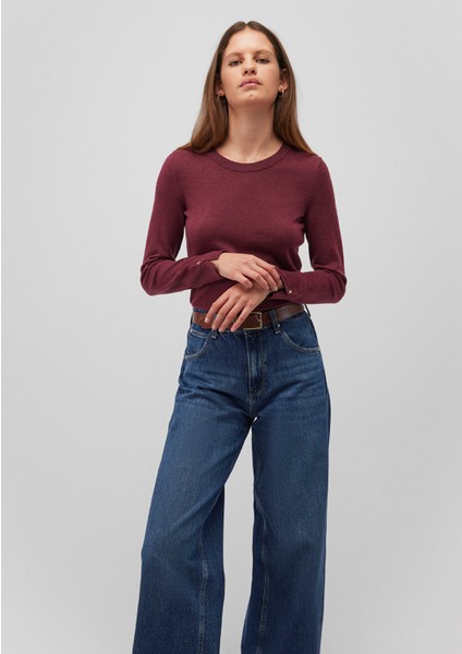 Bisiklet Yaka Bordo Kazak 1710510-70415