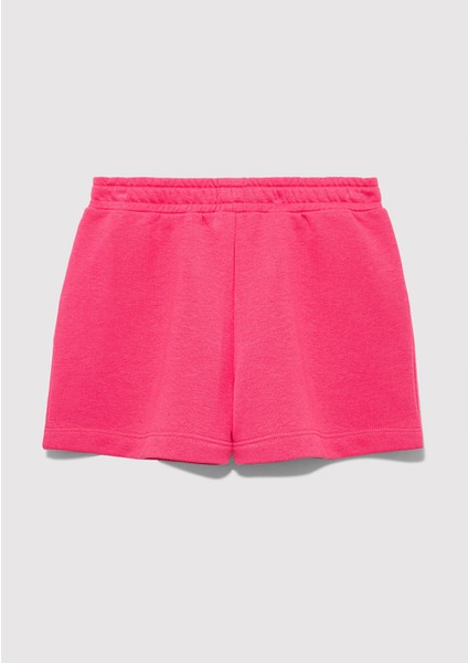 Mavi Logo Baskılı Pembe Şort 7410002-71111