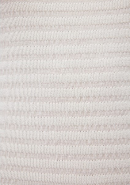 Dokulu Beyaz Tişört 1612026-70057