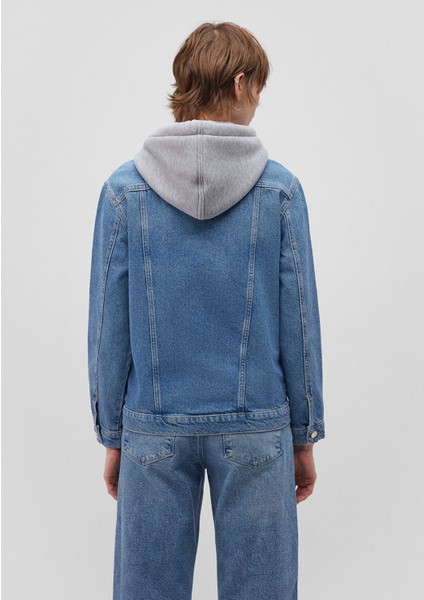 Kadın Karla Mavi 90s Jean Ceket 110154-85296