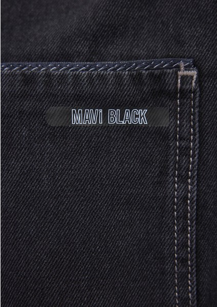Aidan Mavi Black Antrasit Jean Gömlek 0210588-85622