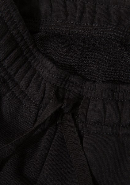 Mavi Logo Baskılı Siyah Eşofman Altı 6010004-900