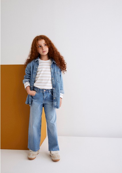 Lori 90lar Açık Mavi Jean Pantolon 7010036-82083
