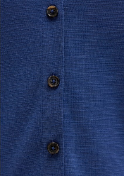 Lux Touch TENCEL TM Mavi Modal Gömlek 168081-70491