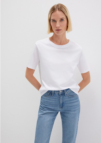 Beyaz Basic Tişört 1600955-620